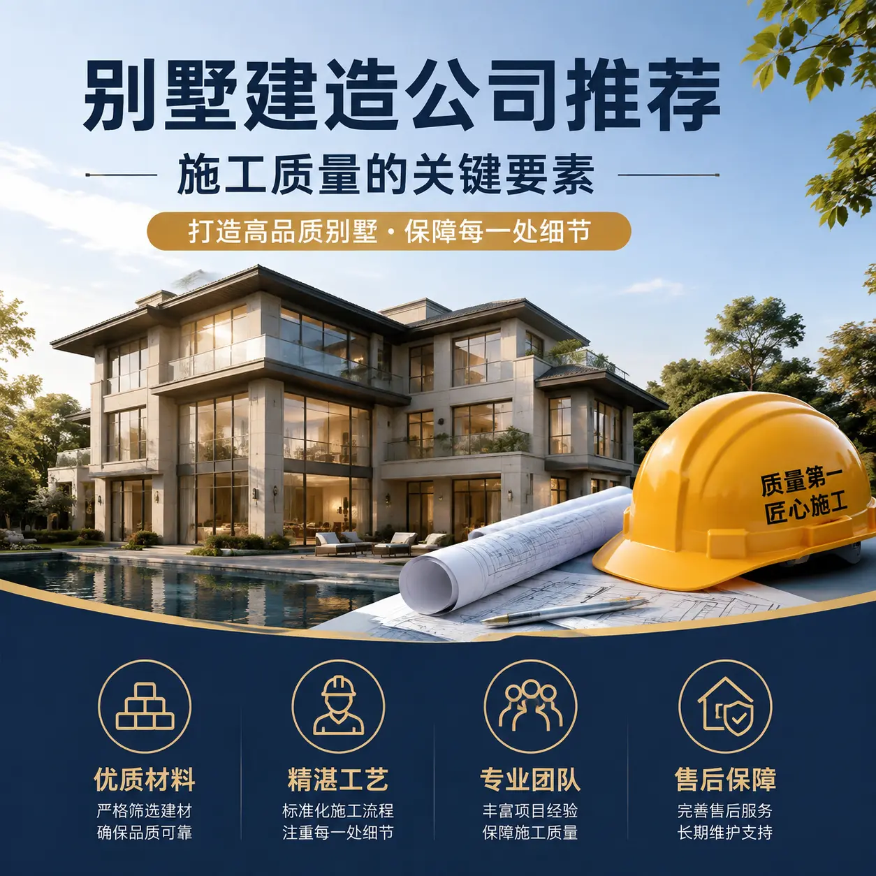 别墅建造公司推荐： 铜仁 施工质量的关键要素