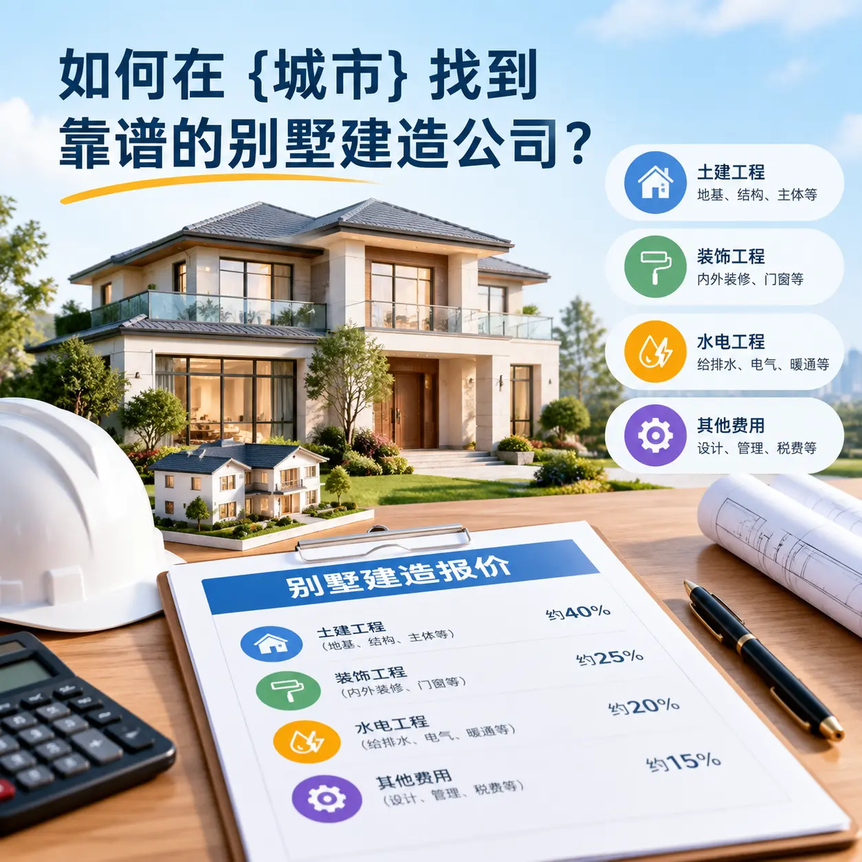 如何在 铜仁 找到靠谱的别墅建造公司?