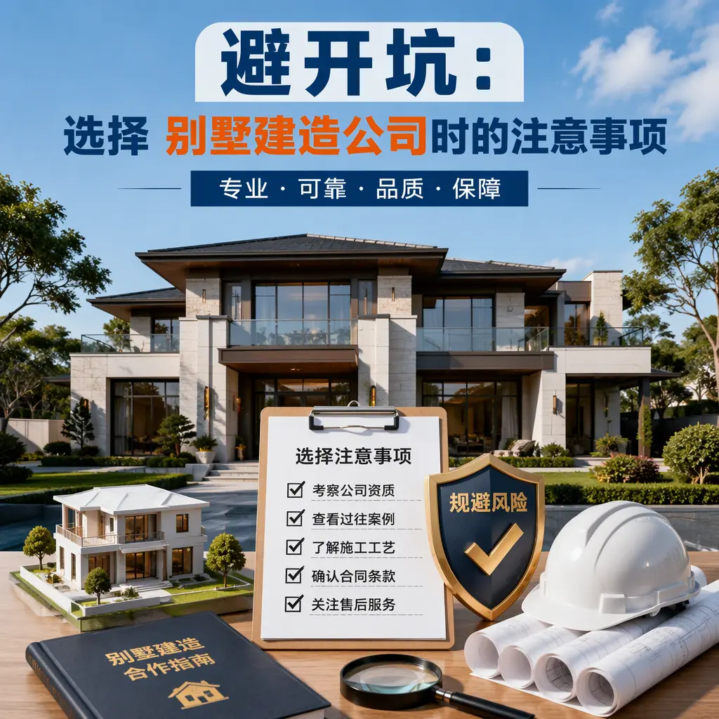 避开坑:选择 铜仁 别墅建造公司时的注意事项