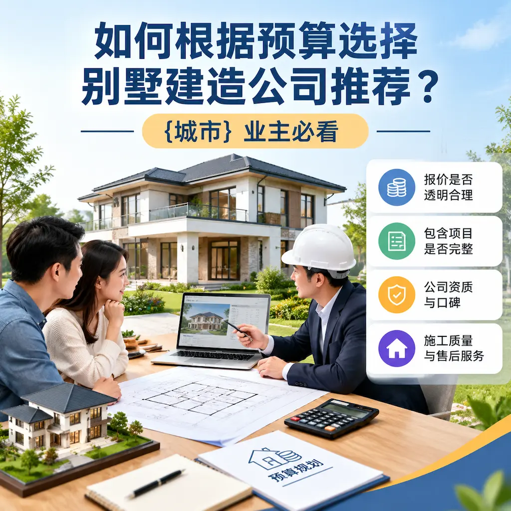 如何根据预算选择别墅建造公司推荐? 铜仁 业主必看