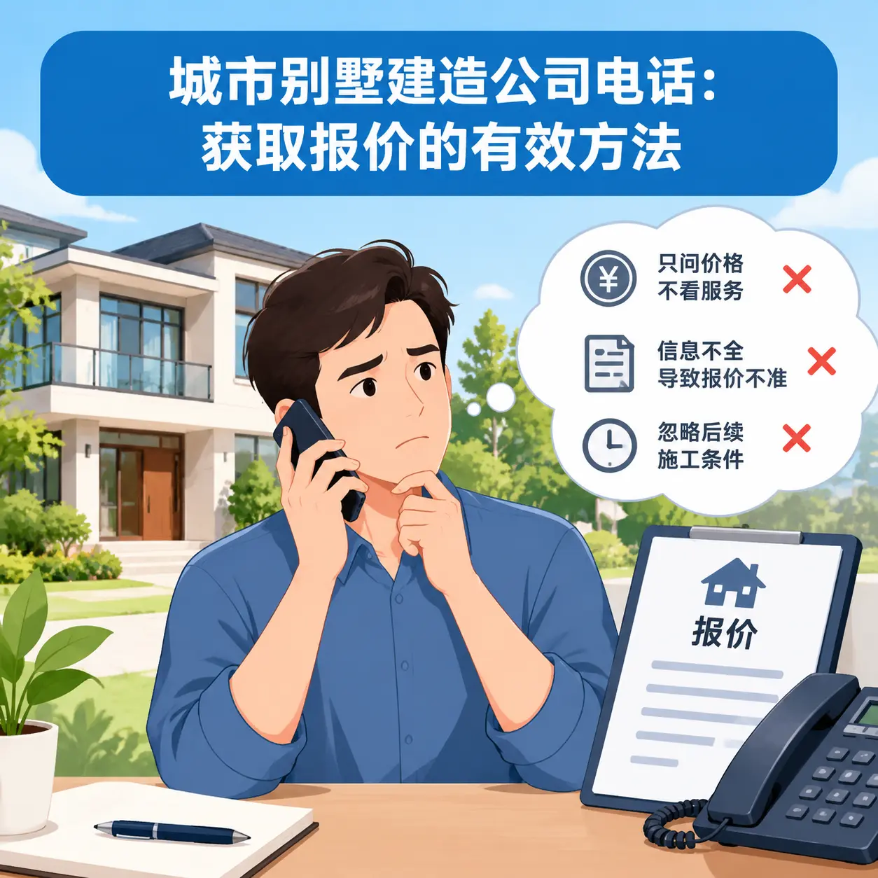铜仁别墅建造公司电话:获取报价的有效方法